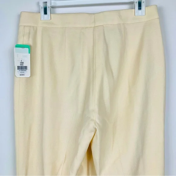 $365 Carlisle New York Creme Beige 100% Wool Luxury Dress Pants Women's Size 6 - Picture 6 of 13